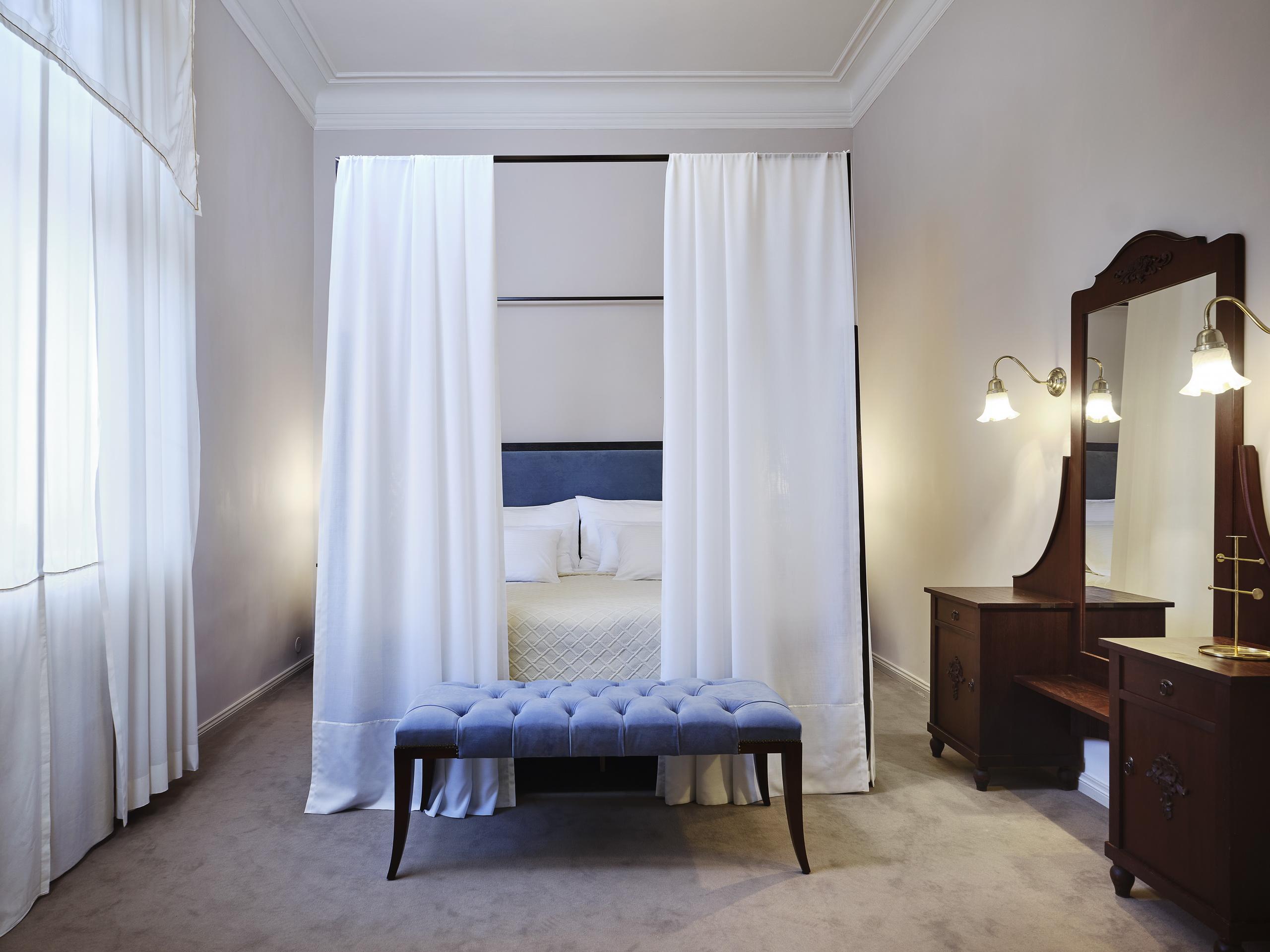 Villa Ammende Restaurant And Hotel Pärnu Exterior foto A bedroom at the hotel